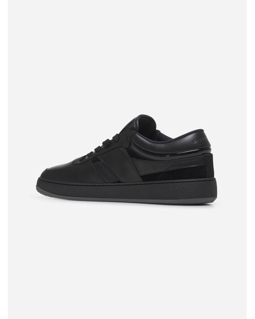 Givenchy Black Leather G Move Sneakers for men