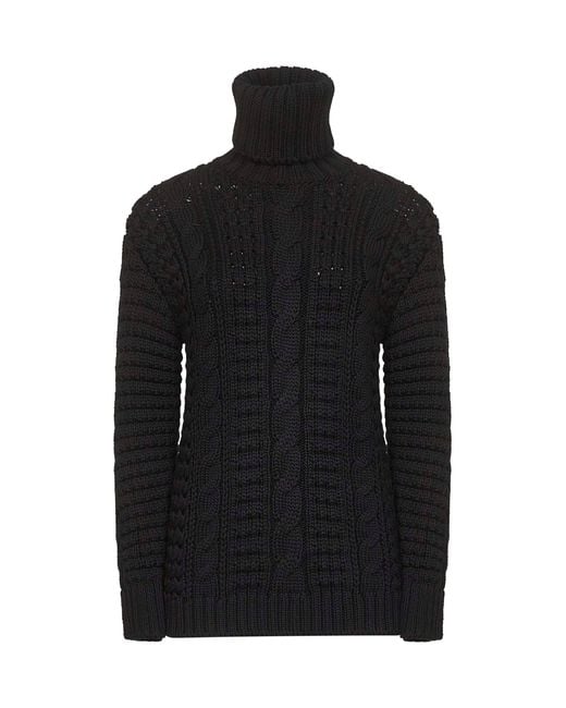 Moncler Genius Black Moncler X Ee72 By Edward Enninful Wool Turtleneck Sweater