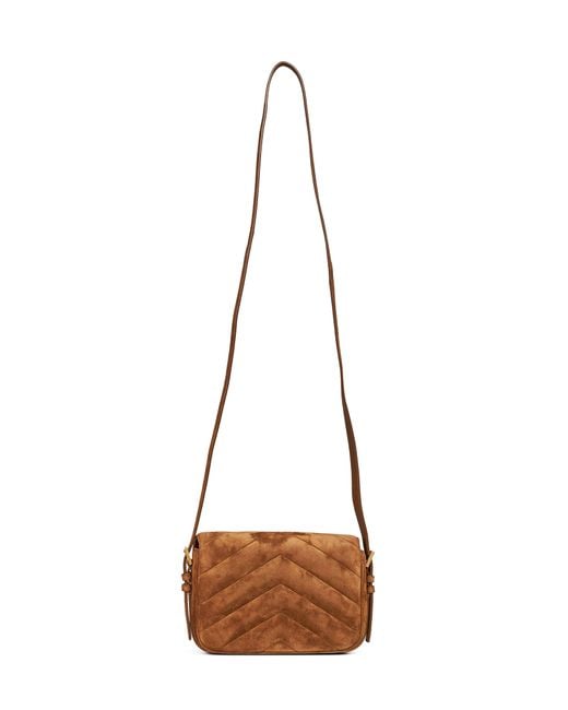 Saint Laurent Natural Caramel Cognac Loulou Toy Crossbody Bag