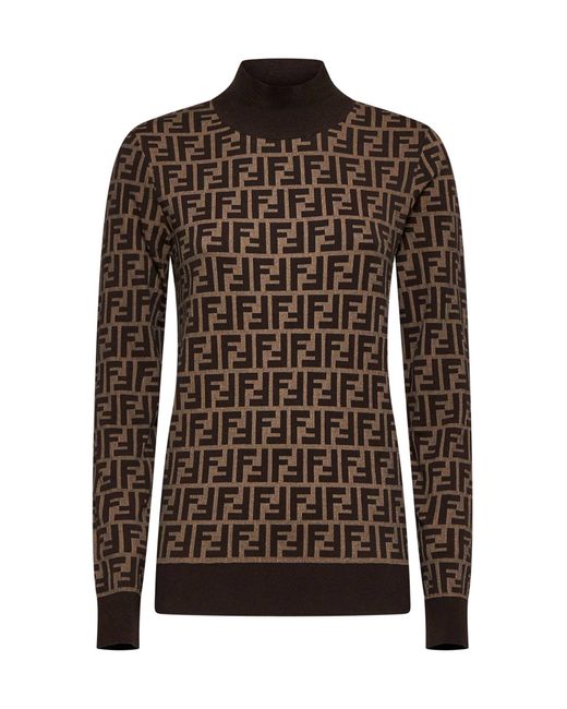 Pull di Fendi in Brown