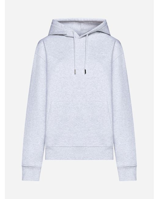 Jacquemus Blue Brode' Cotton Hoodie