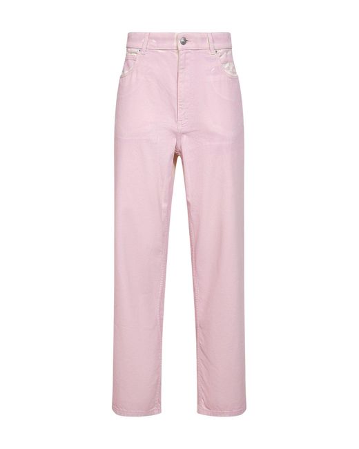 Marni Pink Denim Straight-Leg Jeans