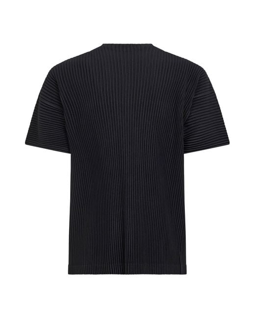 Homme Plissé Issey Miyake Black Monthly Colors March T-Shirt for men