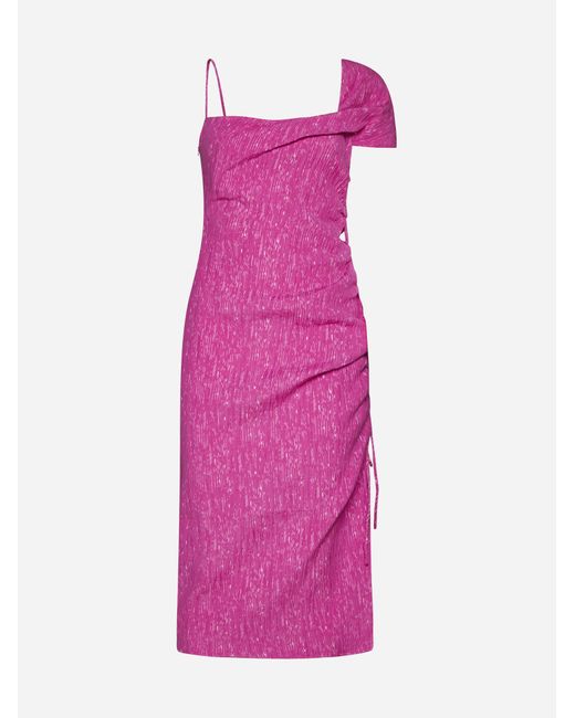 Stine Goya Pink Annete Cotton-blend Dress