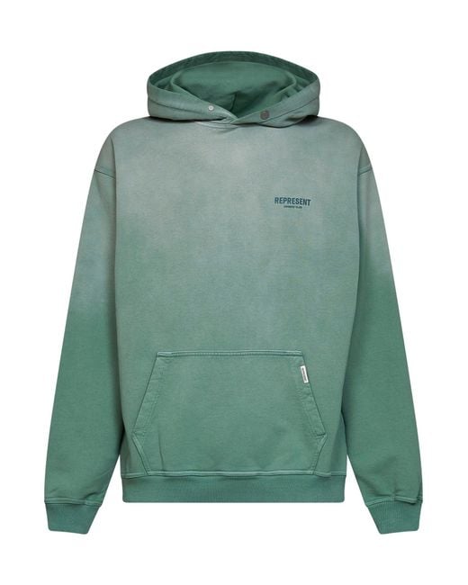 Represent Green Washed Aloe Owners Club Hoodie<Br for men