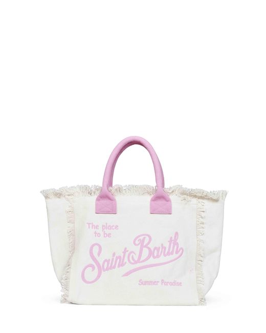 Mc2 Saint Barth Pink Ivory Vanity Handbag