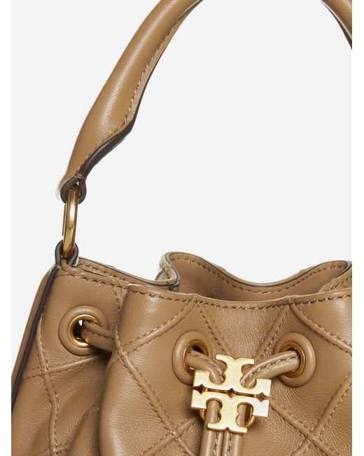 Tory Burch Fleming Large leather bucket bag