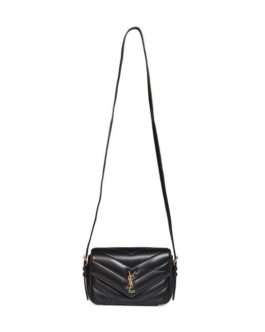 Saint Laurent Black Loulou Toy Crossbody Bag