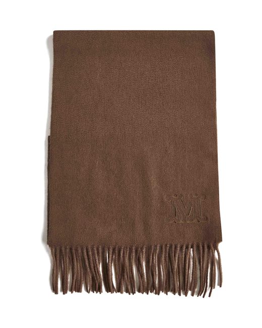 Max Mara Brown Cashmere Wsdalia Stole