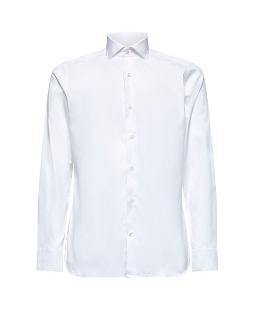 Camicia Classica di D 40 in White da Uomo