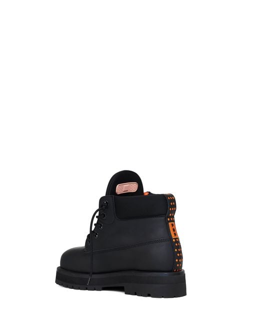PDF Blue Leather Strada Ankle Boots for men