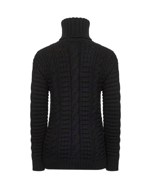 Moncler Genius Black Moncler X Ee72 By Edward Enninful Wool Turtleneck Sweater