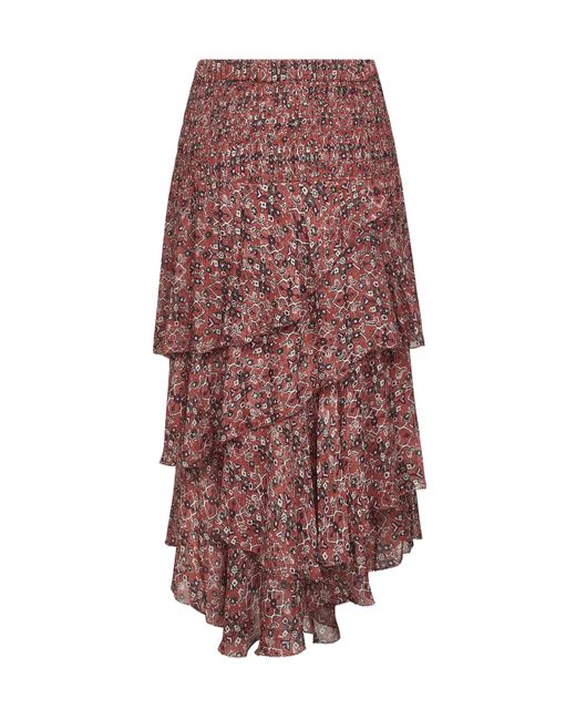Gonna Midi Brigitte di Isabel Marant in Purple