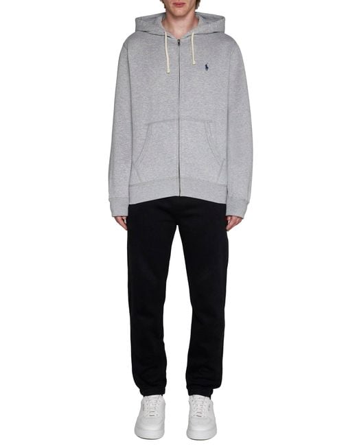 Polo Ralph Lauren Blue Ralph Lauren Full-Zip Hoodie for men