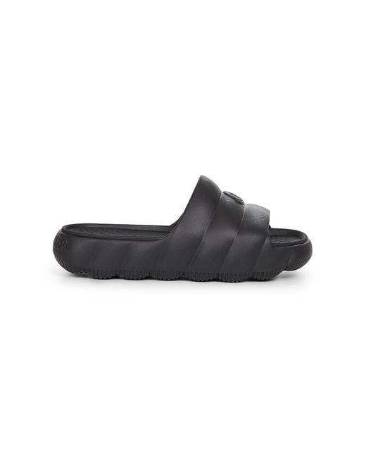 Slide Lilo Trapuntate di Moncler in Black