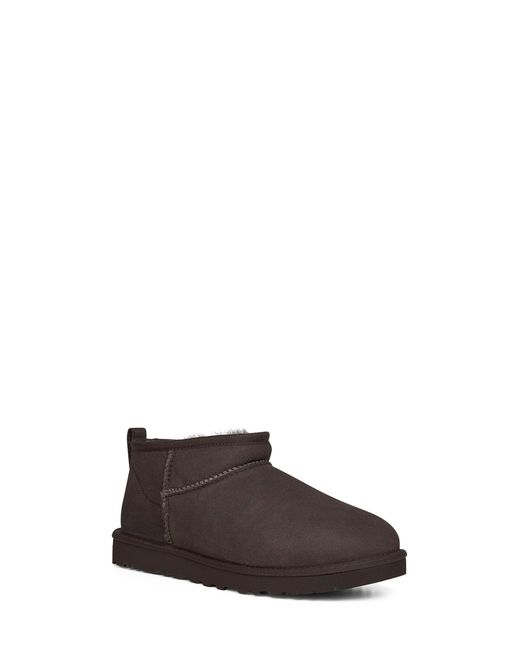 Ugg Brown Dusted Cocoa Classic Ultra Mini Ankle Boots for men