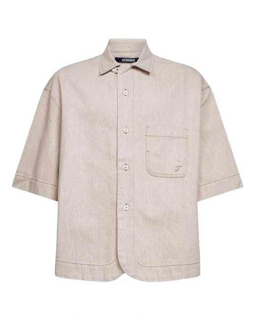 Jacquemus Natural Light The Paysan De-Nîmes Denim Boxy Shirt for men