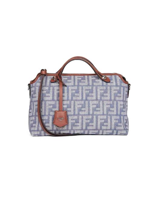 Fendi Blue By The Way Soft Medium Handbag