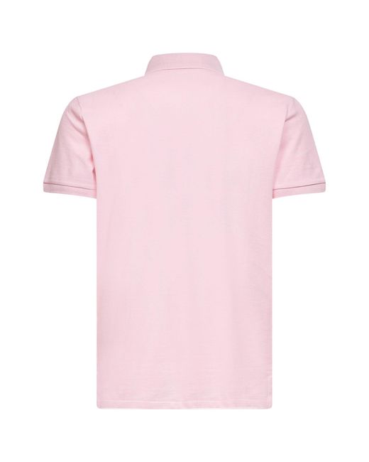 Polo Ralph Lauren Pink Garden Piqué Custom Slim-Fit Polo Bear Polo Shirt for men