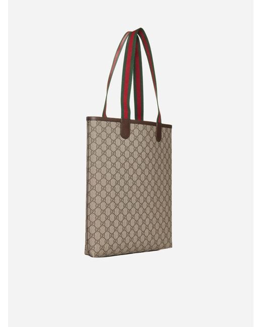 Gucci Natural Ophidia GG Fabric Tote Bag for men