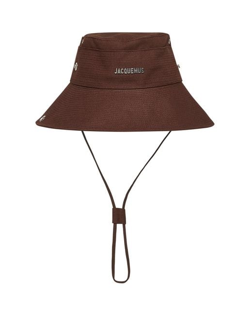 Jacquemus Brown The De-nîmes Denim Bucket Hat for men