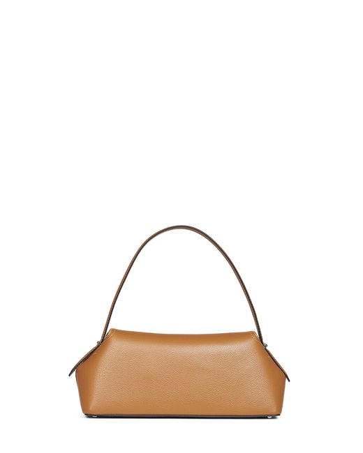 Totême  Brown Tan T-Lock Shoulder Bag