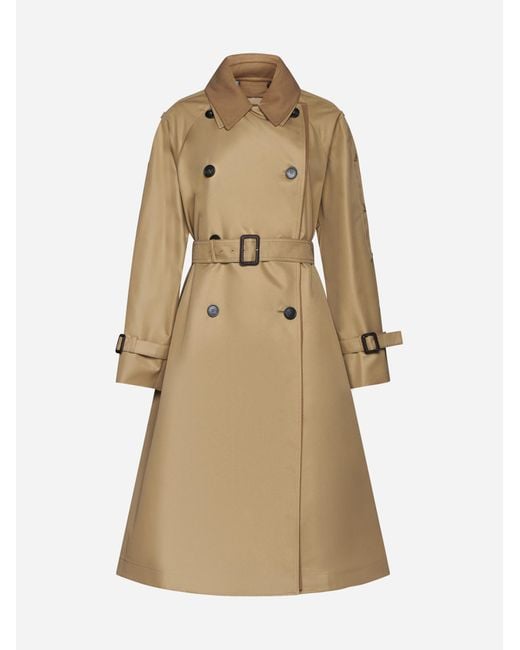 Weekend by Maxmara Natural Daphne Cotton-blend Trench Coat