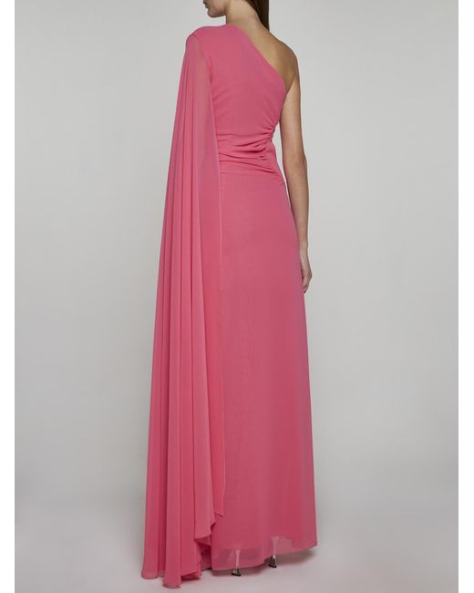 Blanca Vita Pink Afelandra One-shoulder Dress