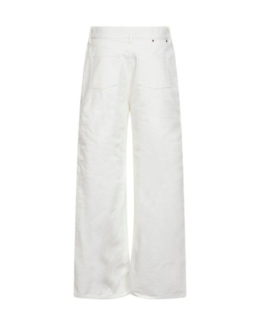 Golden Goose Deluxe Brand White Bull Denim Golden Boyfriend Jeans