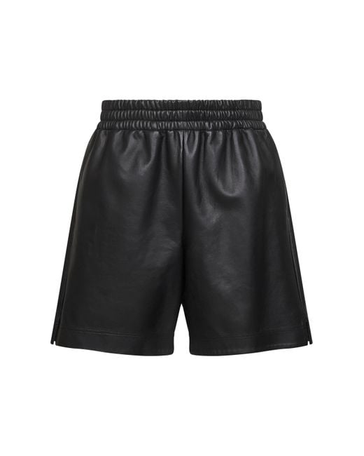 Gucci Black Lambskin Bermuda Shorts for men