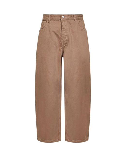 Studio Nicholson Brown Parcel Cotton Denim Paolo Jeans for men
