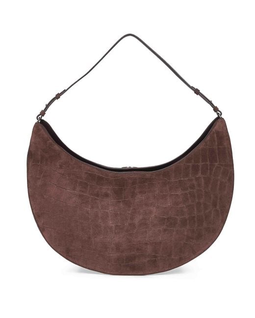 Jacquemus Brown Dark The Ovalo Hobo Bag