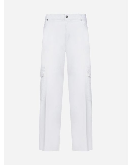 Haikure White Bethany Cargo Jeans