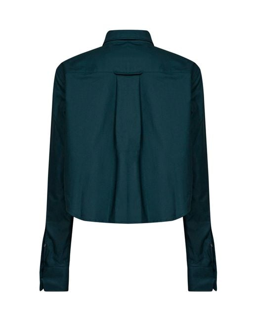 Camicia Crop di AMI in Blue
