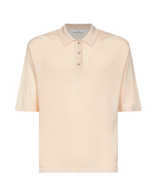 Hevò White Polo Shirt Marpiccolo Cotton for men