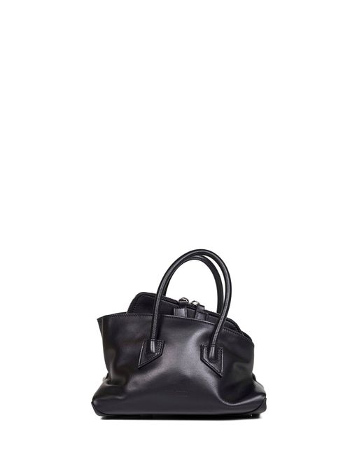 The Attico Black "La Passeggiata Mini" Top Handle Bag