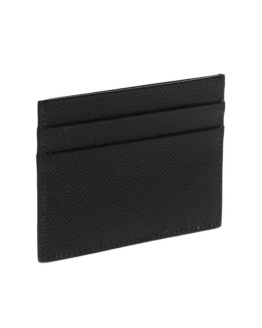 Dolce & Gabbana Black Dolce & Gabbana Logo-Plaque Card Holder