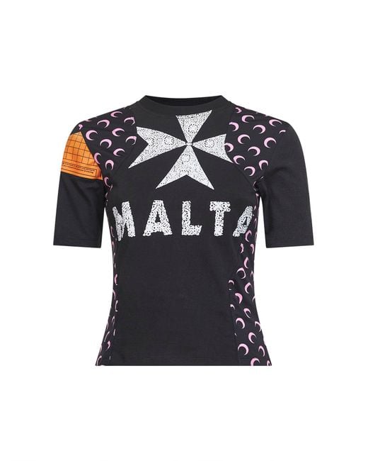 T-Shirt Baby-Fit di MARINE SERRE in Black
