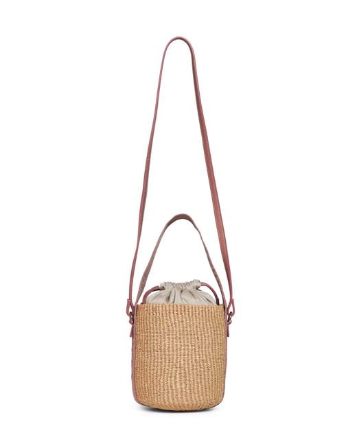 Chloé Natural Nougat Woody Small Basket Bag
