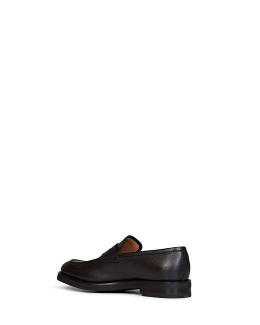 Ferragamo White Hammered Leather Stefano Penny Loafer for men