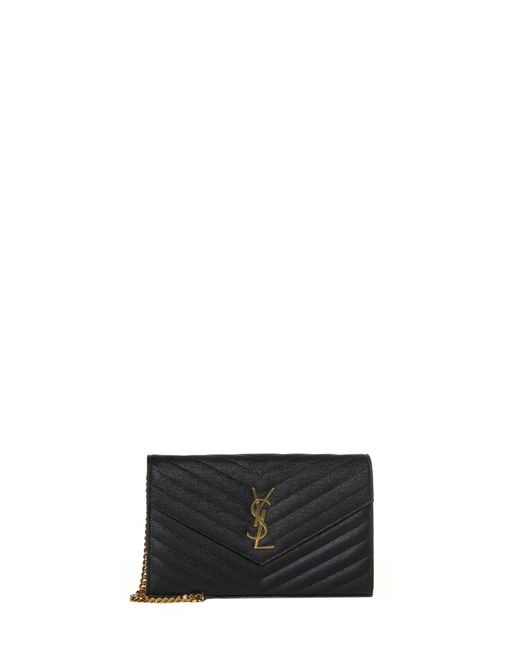 Saint Laurent White Classic Cassandre Pouch