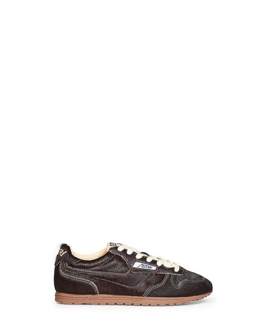 Autry White Calf Hair Windspin Sneakers