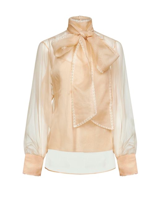 Blusa Memento di Zimmermann in Natural