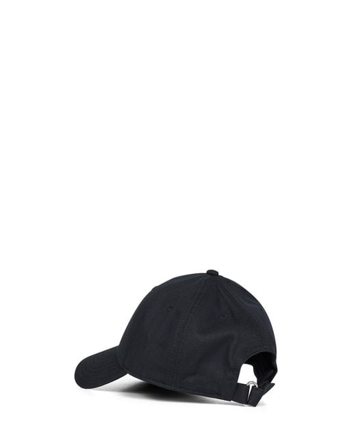 Moncler Blue Cotton Gabardine Baseball Cap