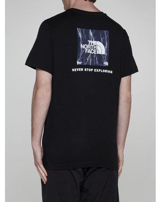 The North Face Black Logo Cotton T-shirt for men