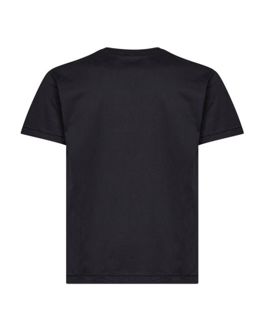 Stone Island Black 60/2 Cotton Jersey Slim-Fit T-Shirt for men