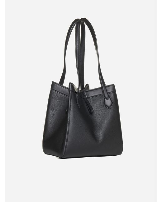 Fendi Black Origami Medium Leather Bag