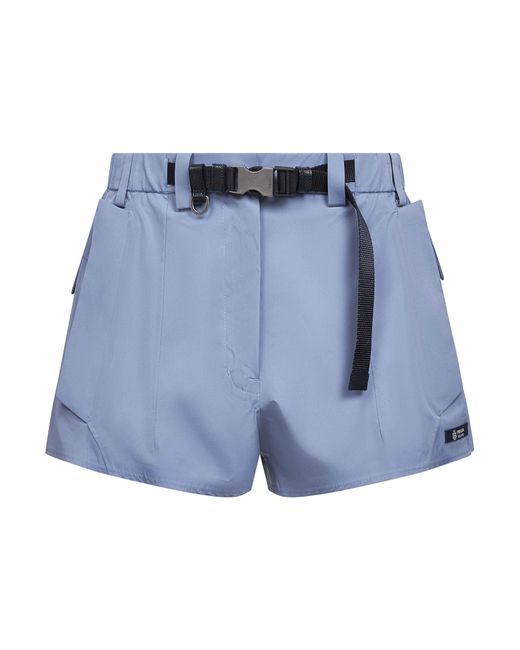 Prada Abbigliamento Blue Light Technical Canvas Shorts