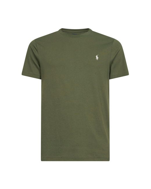 Polo Ralph Lauren Green Garden Trail Jersey Custom Slim-Fit Crewneck T-Shirt for men