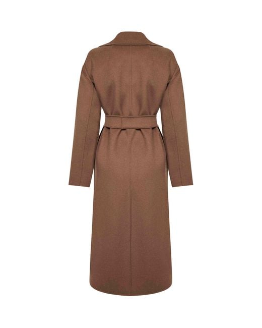 Max Mara Brown Camel Smmhobby Long Wrap Coat